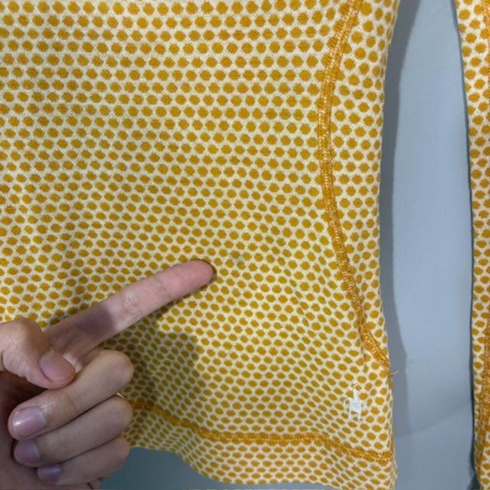 Smartwool Sweater Womens XS Yellow Merino 250 100% Wool 1/4 Zip Mock Neck Knit - Picture 4 of 9